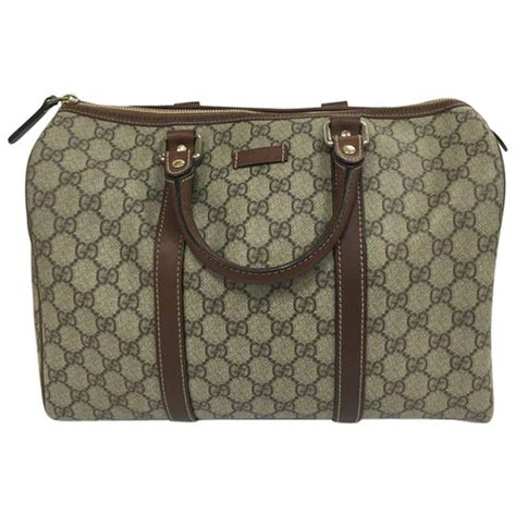 gucci joy medium boston bag bruin|Gucci Joy Boston Bag GG Coated Canvas Medium .